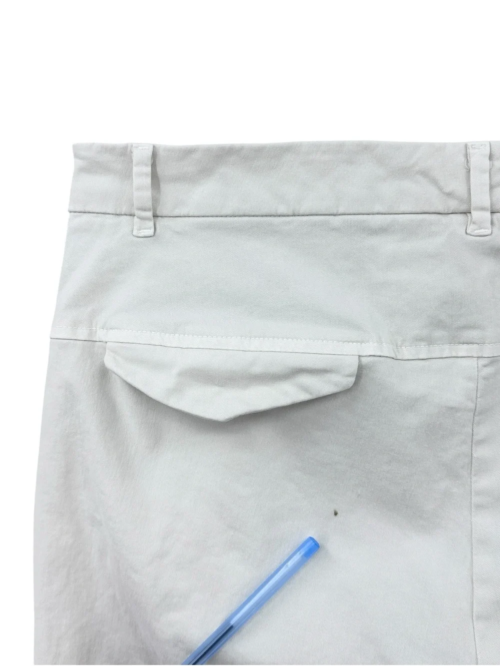 NILI LOTAN Pants Cropped Chino Cotton Tapered Leg